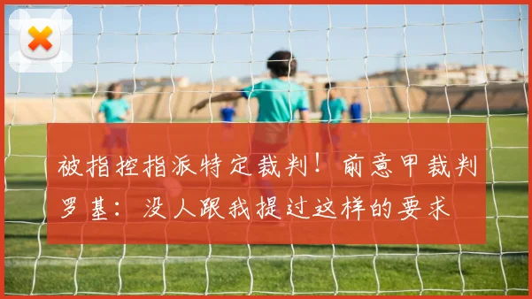 被指控指派特定裁判！前意甲裁判罗基：没人跟我提过这样的要求